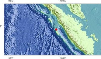 3月3日18时37分苏门答腊南部发生6.3级地震 
