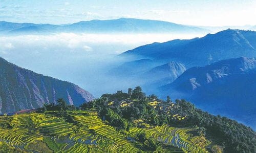 森林资源丰富的云南哀牢山,也是横断山脉和云贵高原的地理分界线