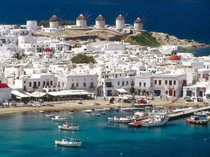 人间最美的岛屿群在希腊,而希腊最美的小岛是米克诺斯 
