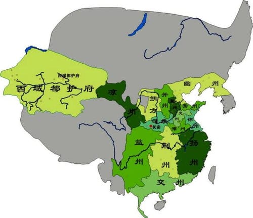 中国古代重要朝代的行政区划地图 看看你家在古代属于哪个地区