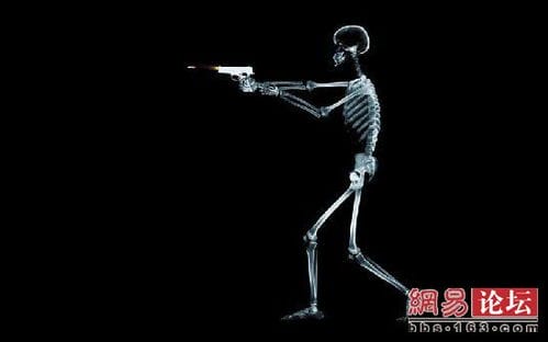 X光片透视另类人体骷髅艺术 高清组图 