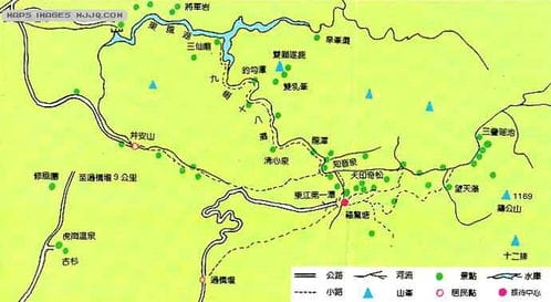江西旅游景点地图窝(江西旅游景点地图分布)