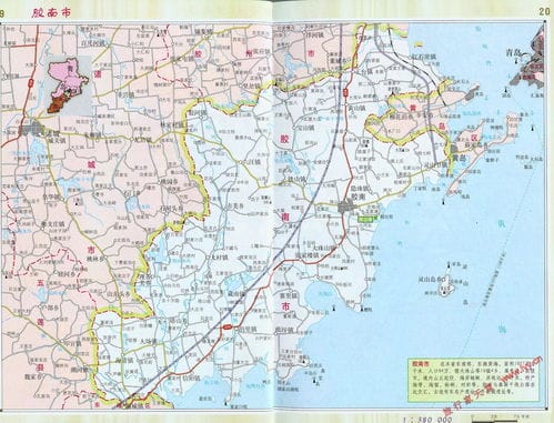 青岛市地图电子版(青岛市地图电子版全图)