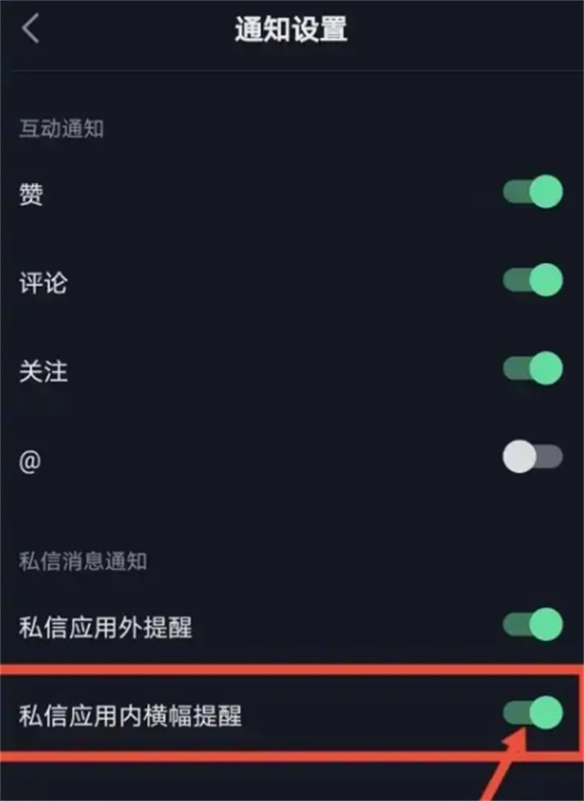 如何在抖音极速版开启横幅提醒 私信在应用内横幅提醒怎么设置