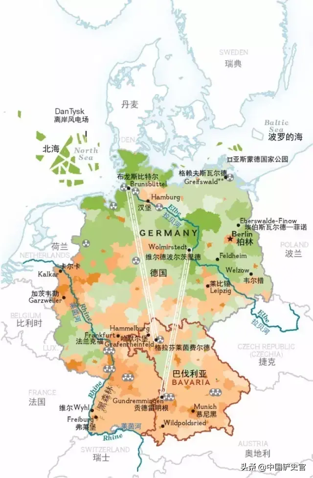 德国在欧洲的什么位置（德国位于欧洲中部的位置）