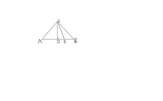 已知在三角形ABC中,角ACB 90 ,CD为高,CE平分角BCD,且角ACD 角BCD 1 2,那么CE是AB边上的中线吗 说明理由 