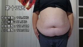 初始体重220斤大基数女生减肥记录第十四天