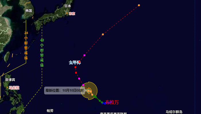 “布拉万”于今日凌晨加强为台风级 台风等级划分