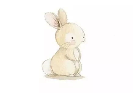 随手几笔,就能画一只软萌的小兔子,好想捏捏它 