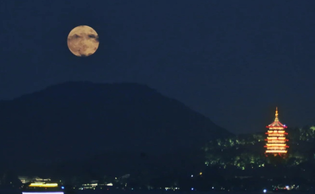 ​杭州西湖超级月亮 什么是超级月亮
