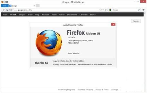 将Firefox变成Windows 8 Ribbon风格