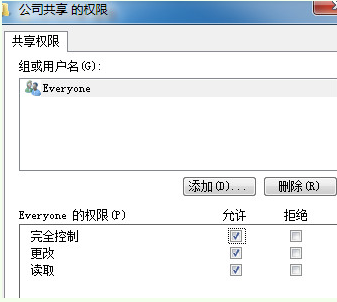 windows server 2003 共享文件夹如何设置子文件夹的访问权限