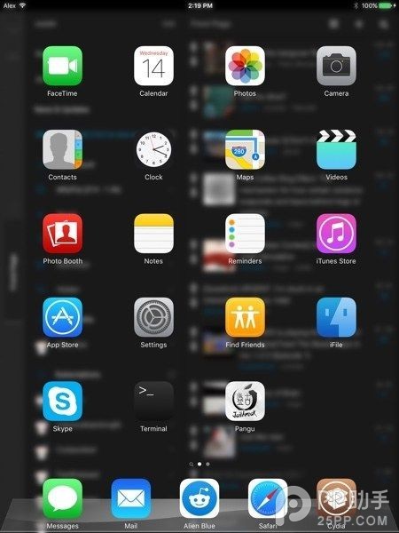 iOS9越狱插件RiftBoard:macOS的LaunchPad效果