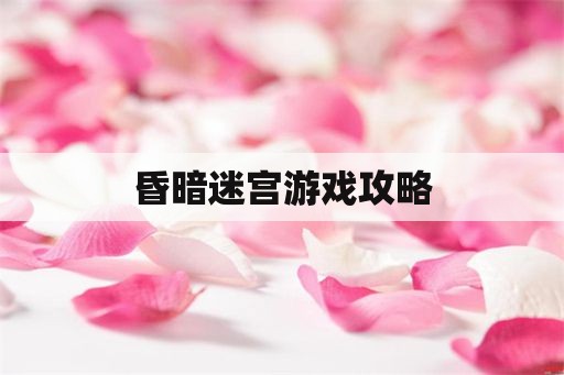 昏暗迷宫游戏攻略