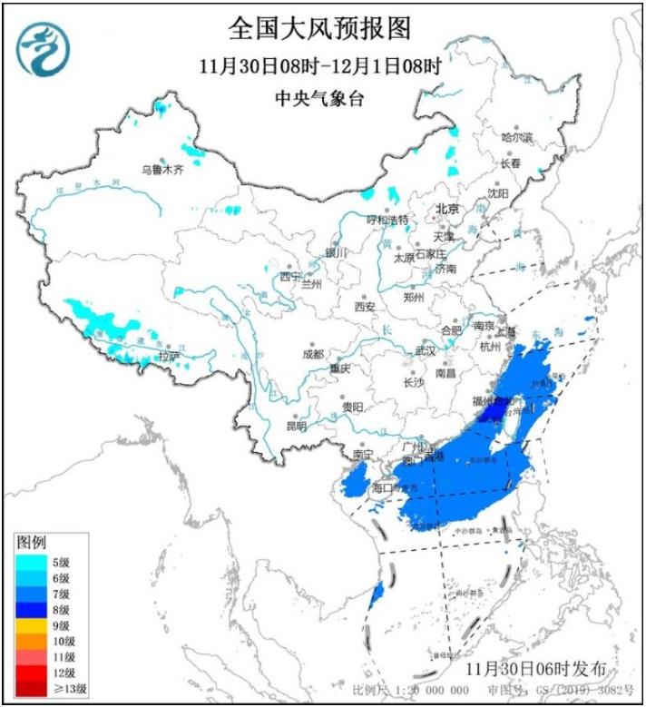 较强冷空气继续影响我国 南方大部地区气温将下降