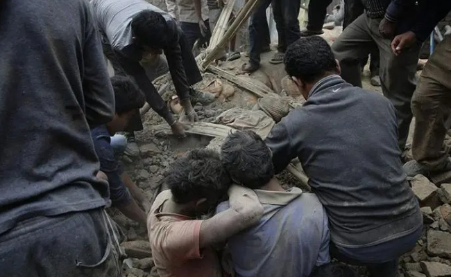 ​尼泊尔西部地震死亡人数升至64人吗