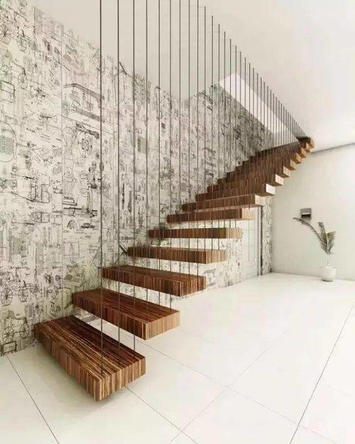 上海楼梯展 楼梯是视觉的焦点,吊挂入墙镂空楼梯已正式进入大众视野
