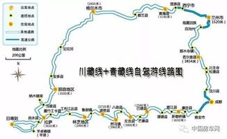 青藏线自驾游攻略地图(青藏线旅游最佳路线图)