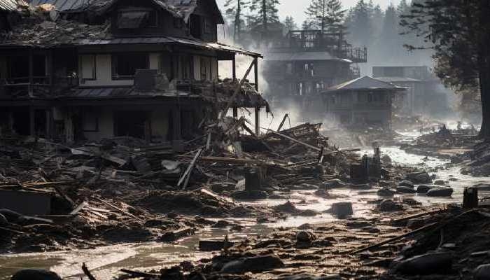 受甘肃6.2级地震影响 青海两村庄遭遇砂涌被淤泥包围