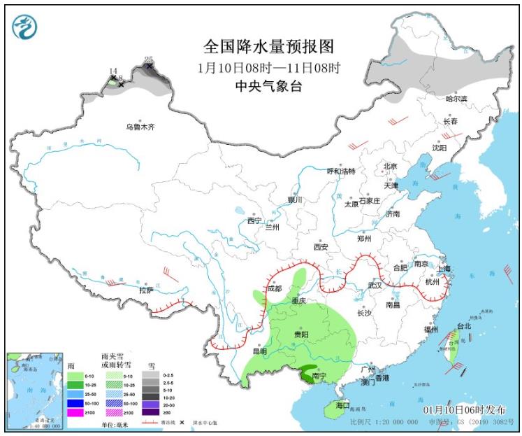 冷空气影响内蒙古东北等地将迎降温 新疆降雪持续局地大暴雪