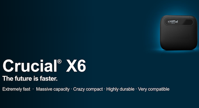 英睿达带来旗下X6系列移动固态硬盘价格更实惠
