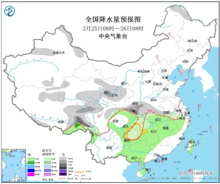 寒潮来袭我国大部地区气温将持续偏低 南方部分地区还有冻雨