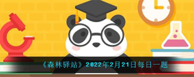 森林驿站2022年2月21日每日一题答案