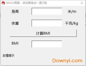 bmi计算器免费版下载 bmi计算器下载v1.0.0.0 绿色版 当易网 