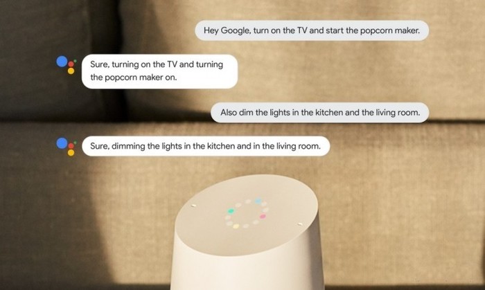 AI终于能正常对话谷歌展示AI智能音箱可持续对话功能