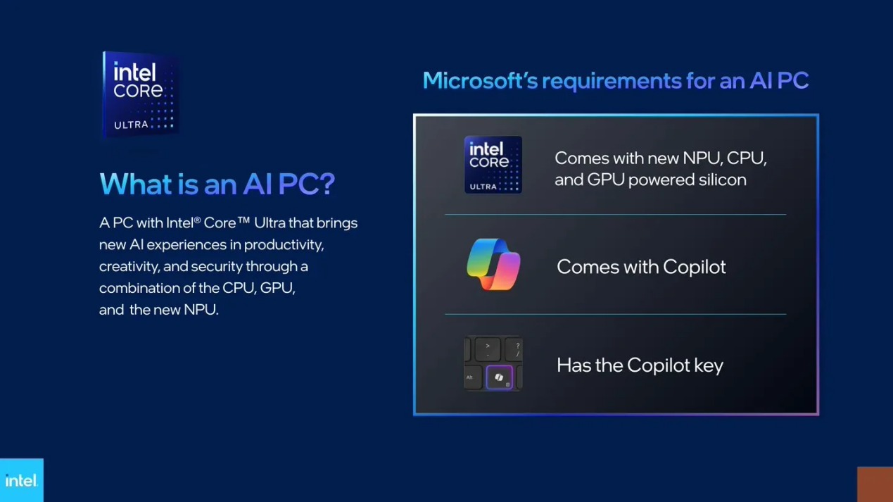 微软与英特尔等合作伙伴联合定义“AIPC”：键盘需配有Copilot物理按键