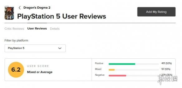 龙之信条2M站用户评分上涨！好评率竟然过半了