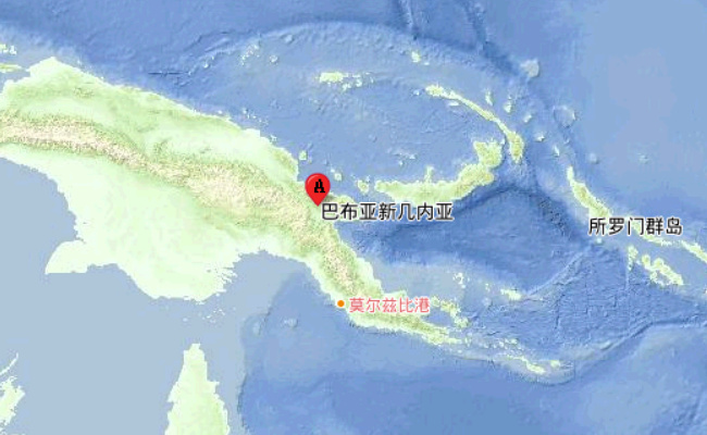 巴布亚新几内亚什么时候发生了6.9级地震