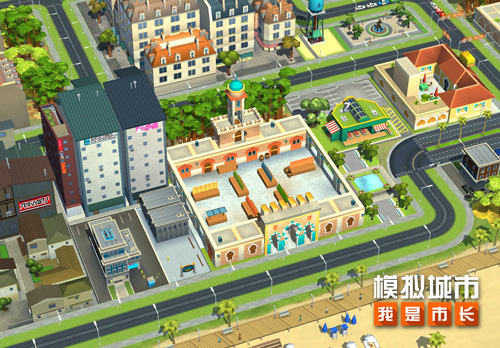 模拟城市：我是市长建造露天市集为城市增添魅力