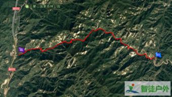 北京幽谷神潭周围徒步登山路线及轨迹图总结