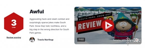 南方公园:下雪天IGN3分：朝错误方向迈出一大步