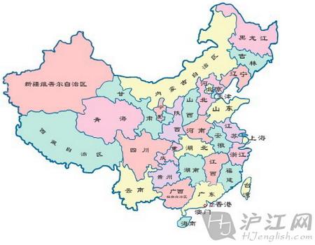 你知道这些英文名是中国哪个省市吗 