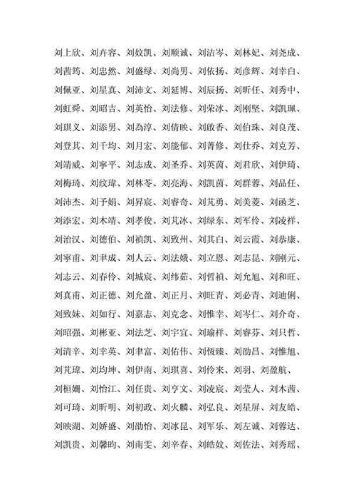 今年刘姓男宝宝起名字 2022年男虎宝刘姓名字大全