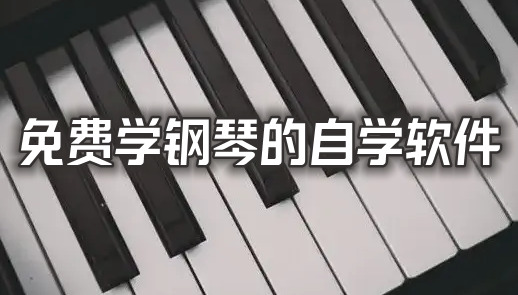 免费学钢琴的自学软件有哪些免费自学钢琴app推荐